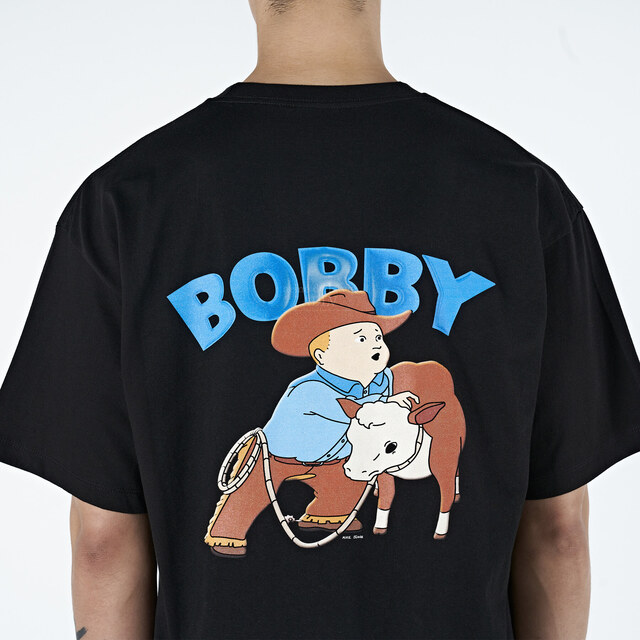 ADLV X KING OF THE HILL] BOBBY HILL COW BOY - SHORT SLEEVE T-SHIRT 